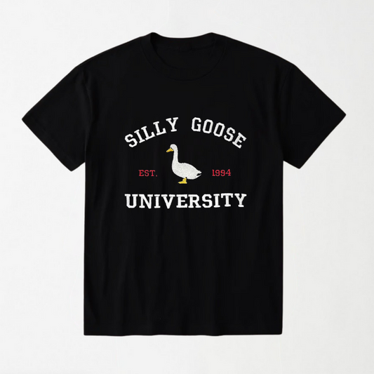 Silly Goose University EST 1994 - Round Neck Unisex T Shirt