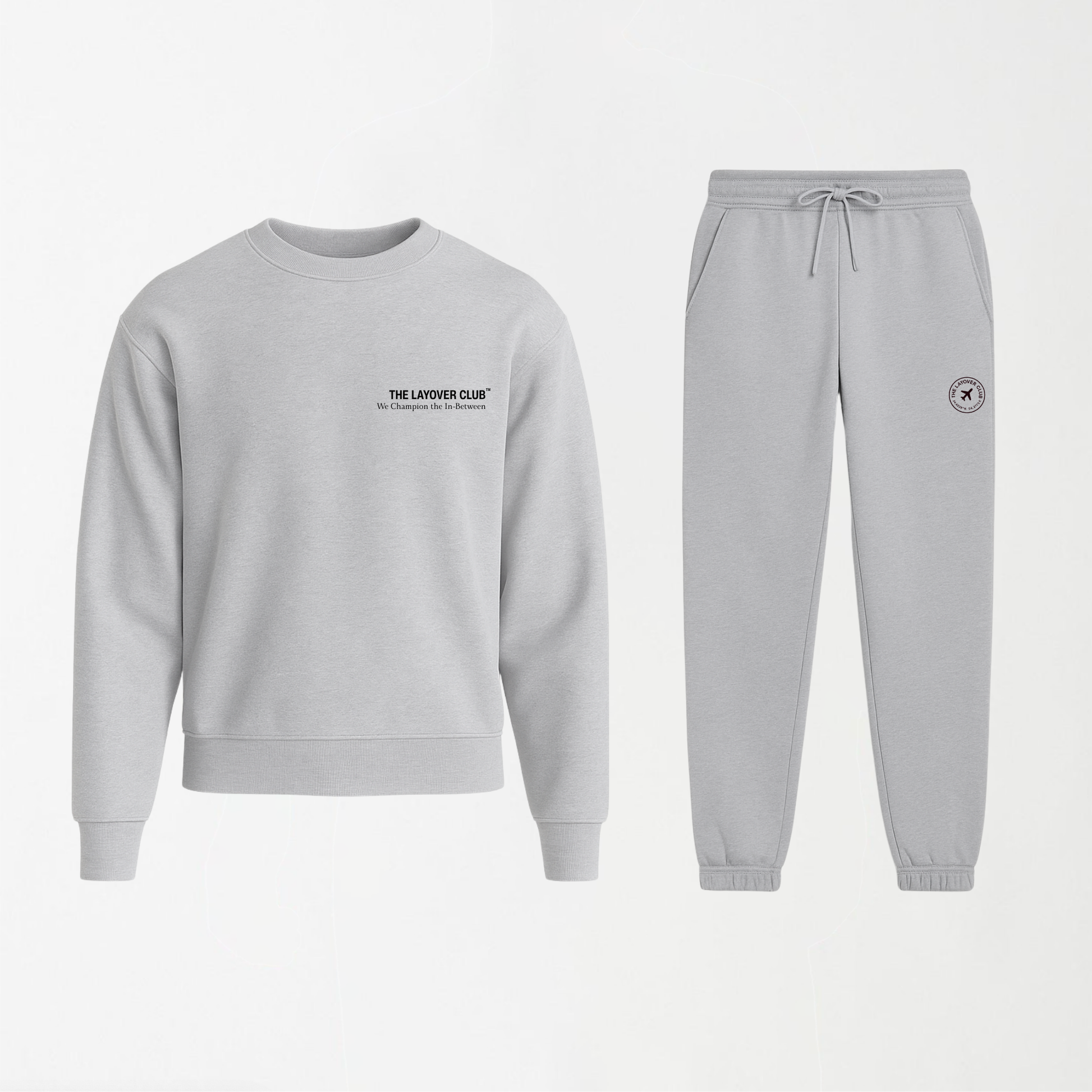 The Layover Club - Travel Edition Grey Coord Set
