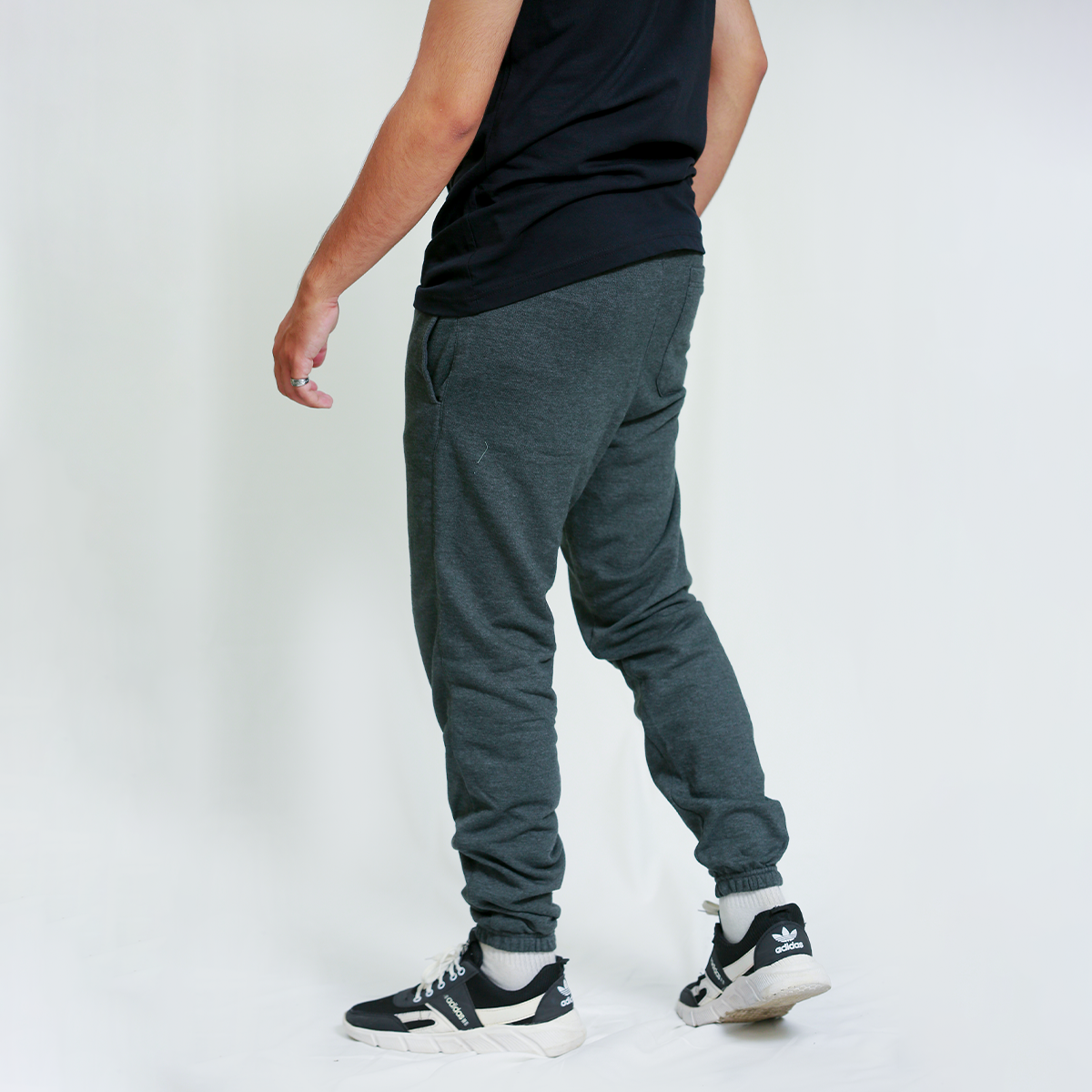 Charcoal Grey Unisex Sweatpants - French Terry (Summer-Friendly)
