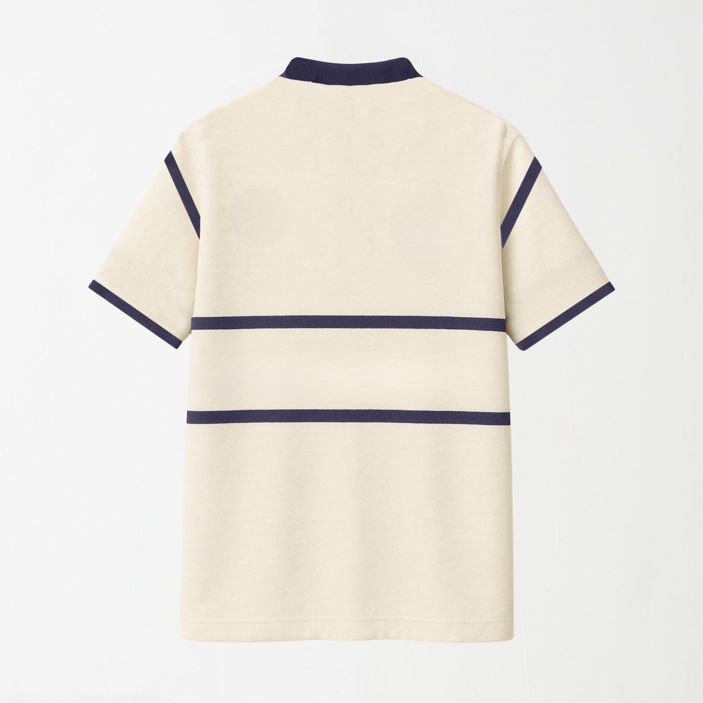 Match Point Navy Blue & White Polo - Unisex