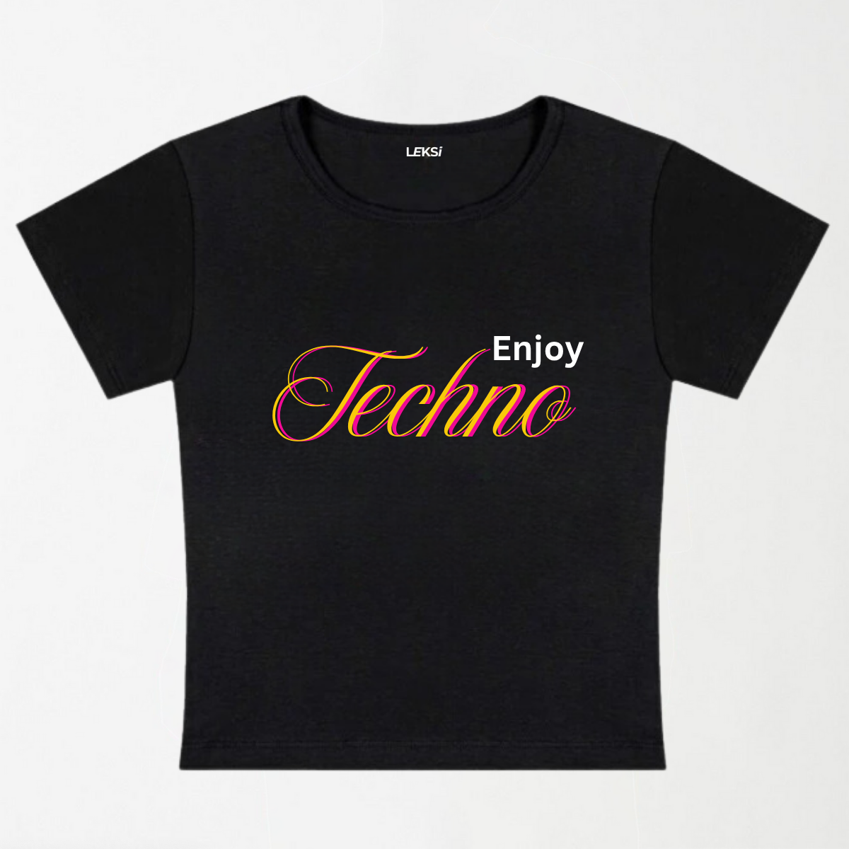 Enjoy Techno Y2K Baby Tee