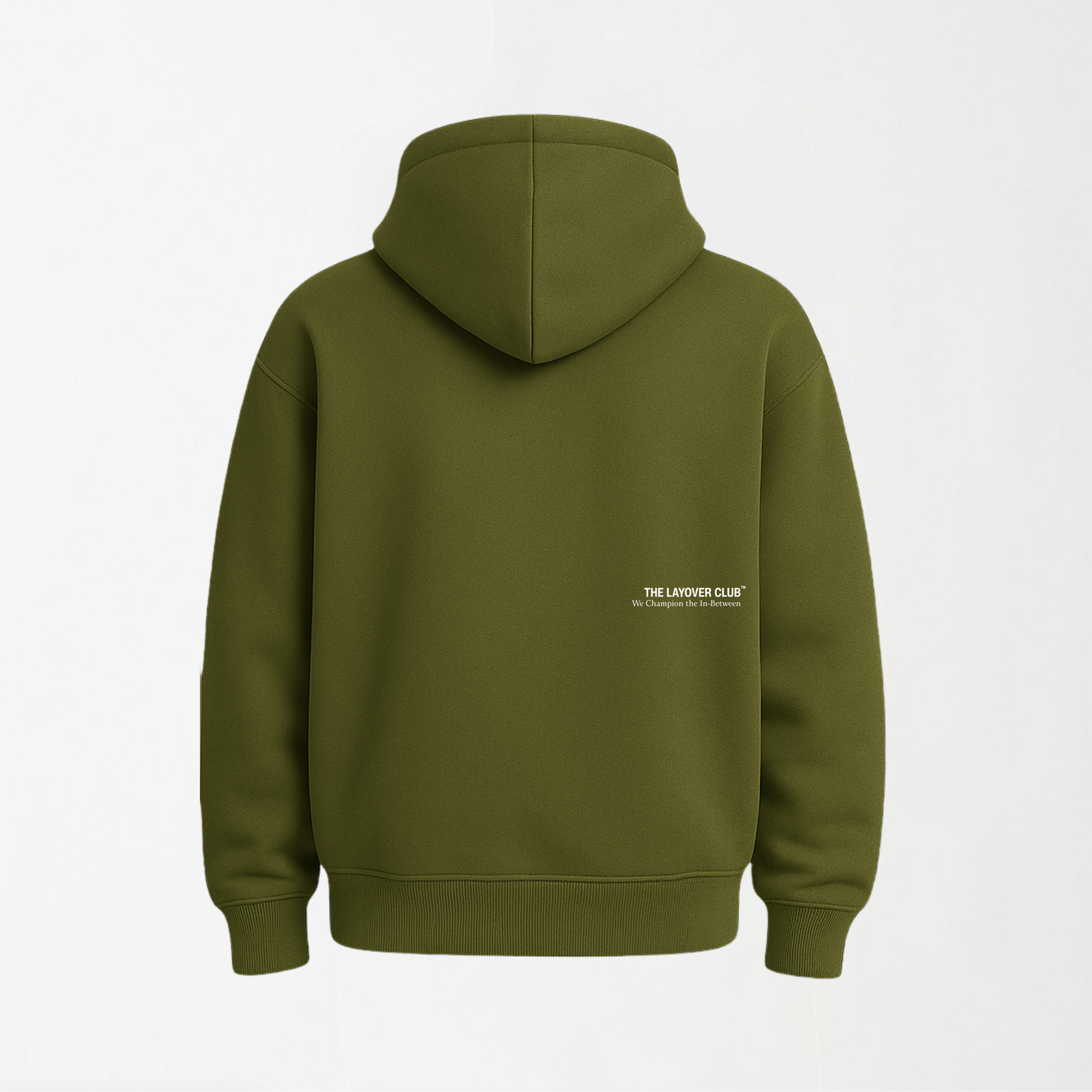 The Layover Club - Travel Edition Olive Green Hoodie