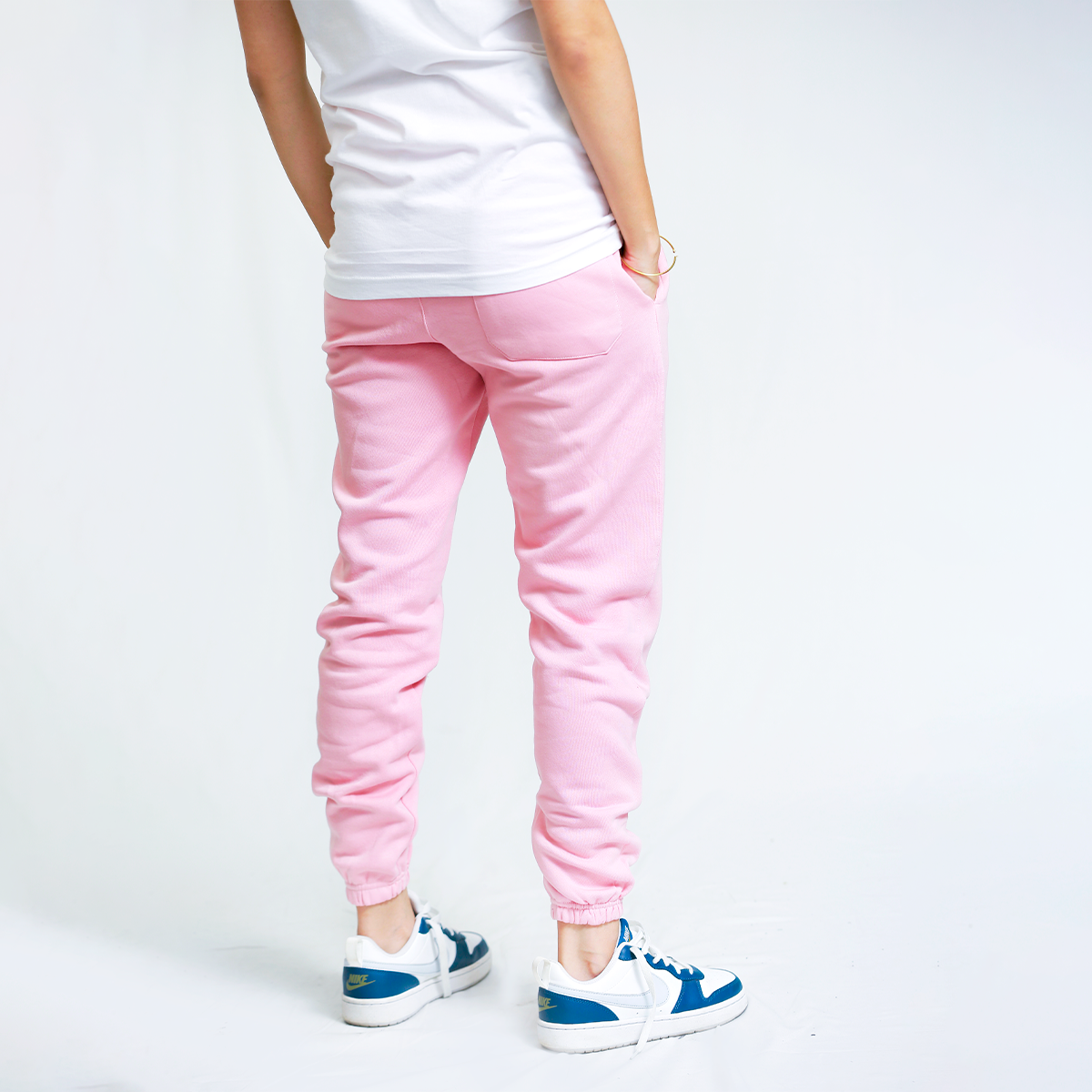 Bubblegum Pink Unisex Sweatpants - Fleece (Winter-Friendly)