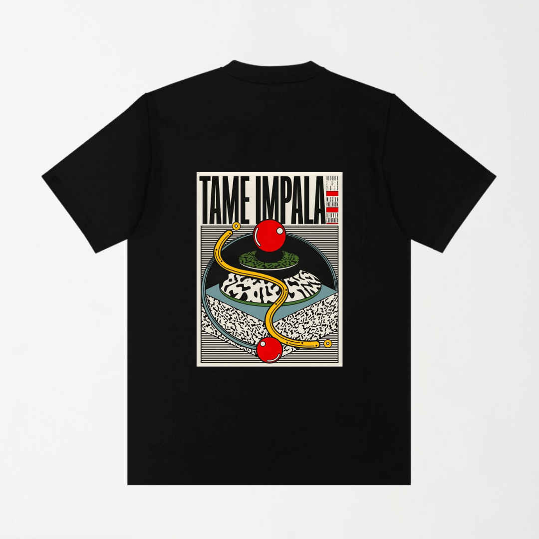 Tame Impala Currents - Round Neck Unisex T-Shirts