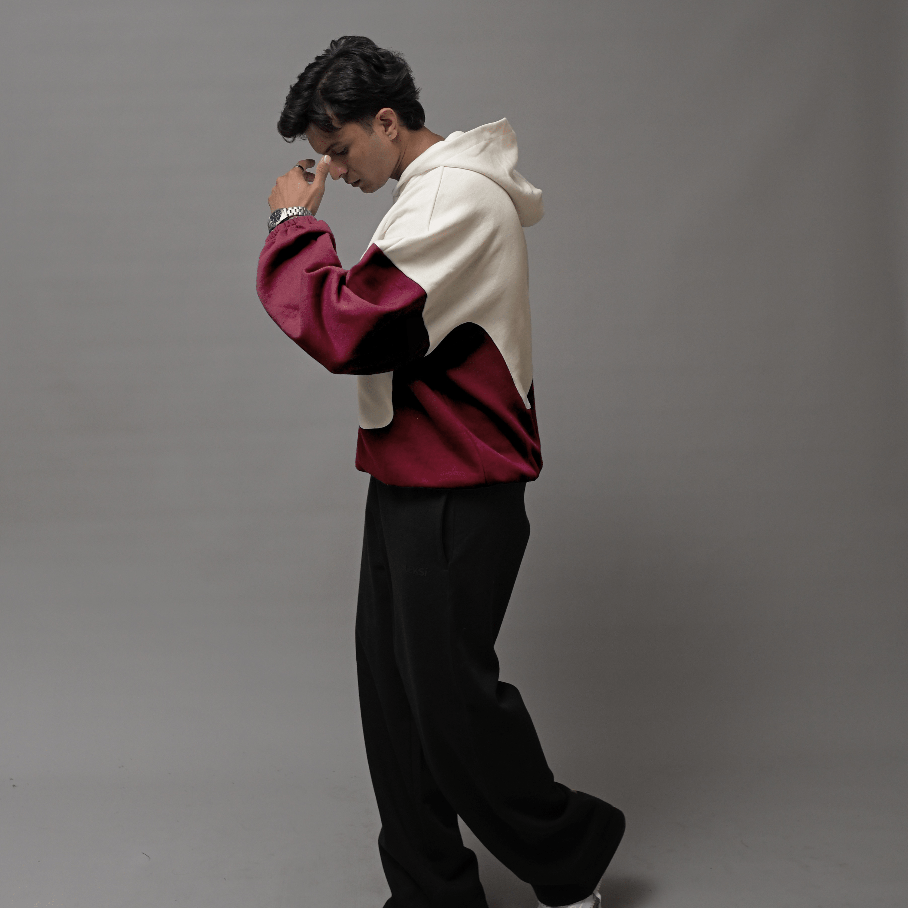 Berry Wave Drippy Unisex Hoodie S - Premium Unisex Wavy Hoodie | LEKSI Pakistan