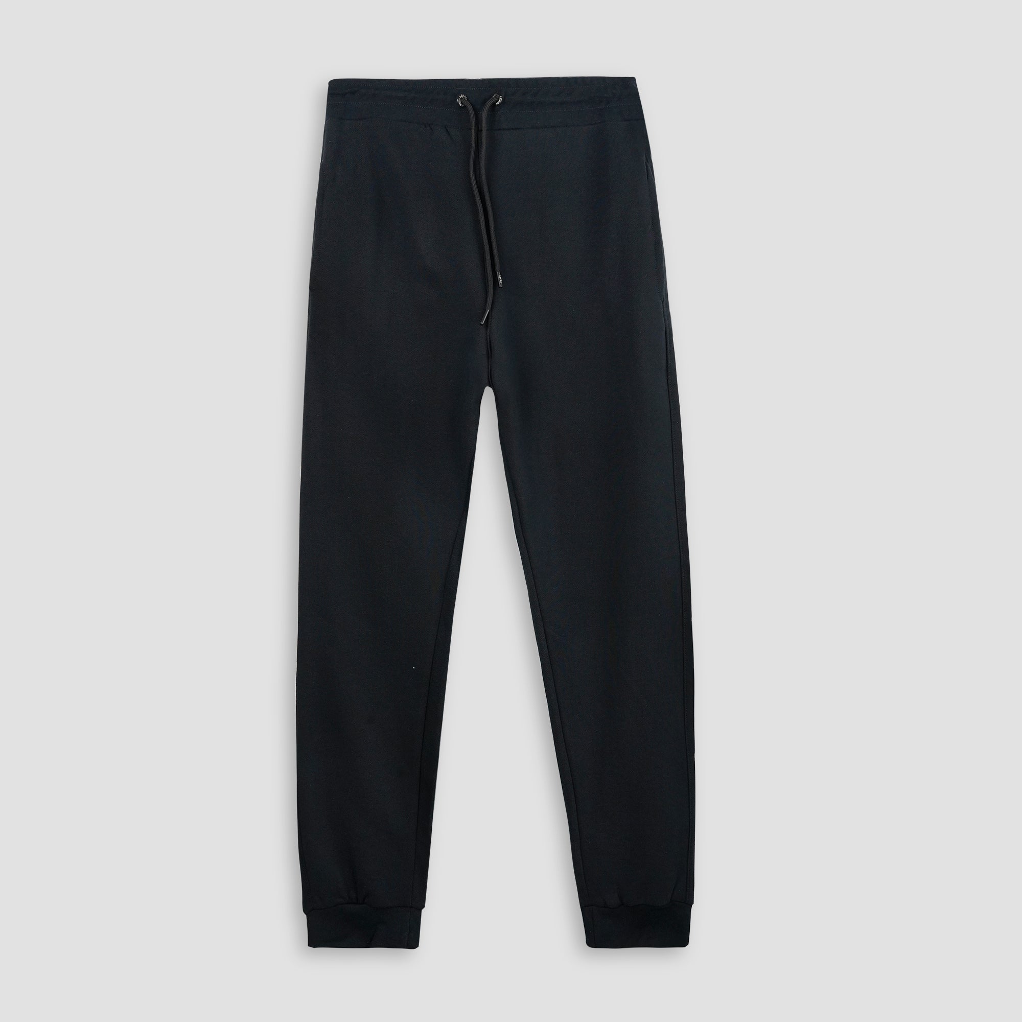 Black Unisex Sweatpants - French Terry (Summer - Friendly) XXS - Premium Unisex Sweatpants | LEKSI Pakistan