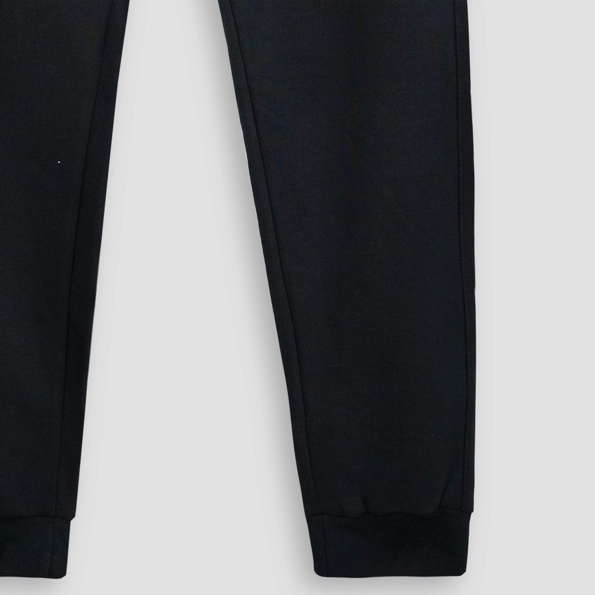 Black Unisex Sweatpants - French Terry (Summer - Friendly) XXS - Premium Unisex Sweatpants | LEKSI Pakistan