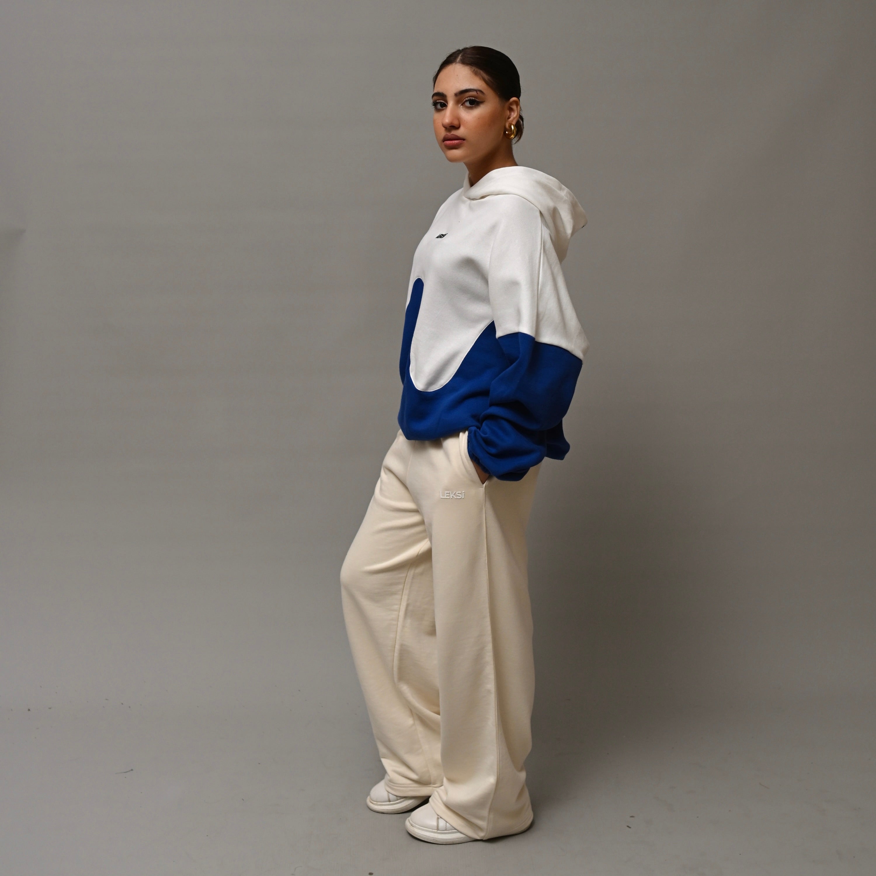 Creamy White Unisex Straight Leg Pants XS - Premium Unisex Straight - Leg Pants | LEKSI Pakistan