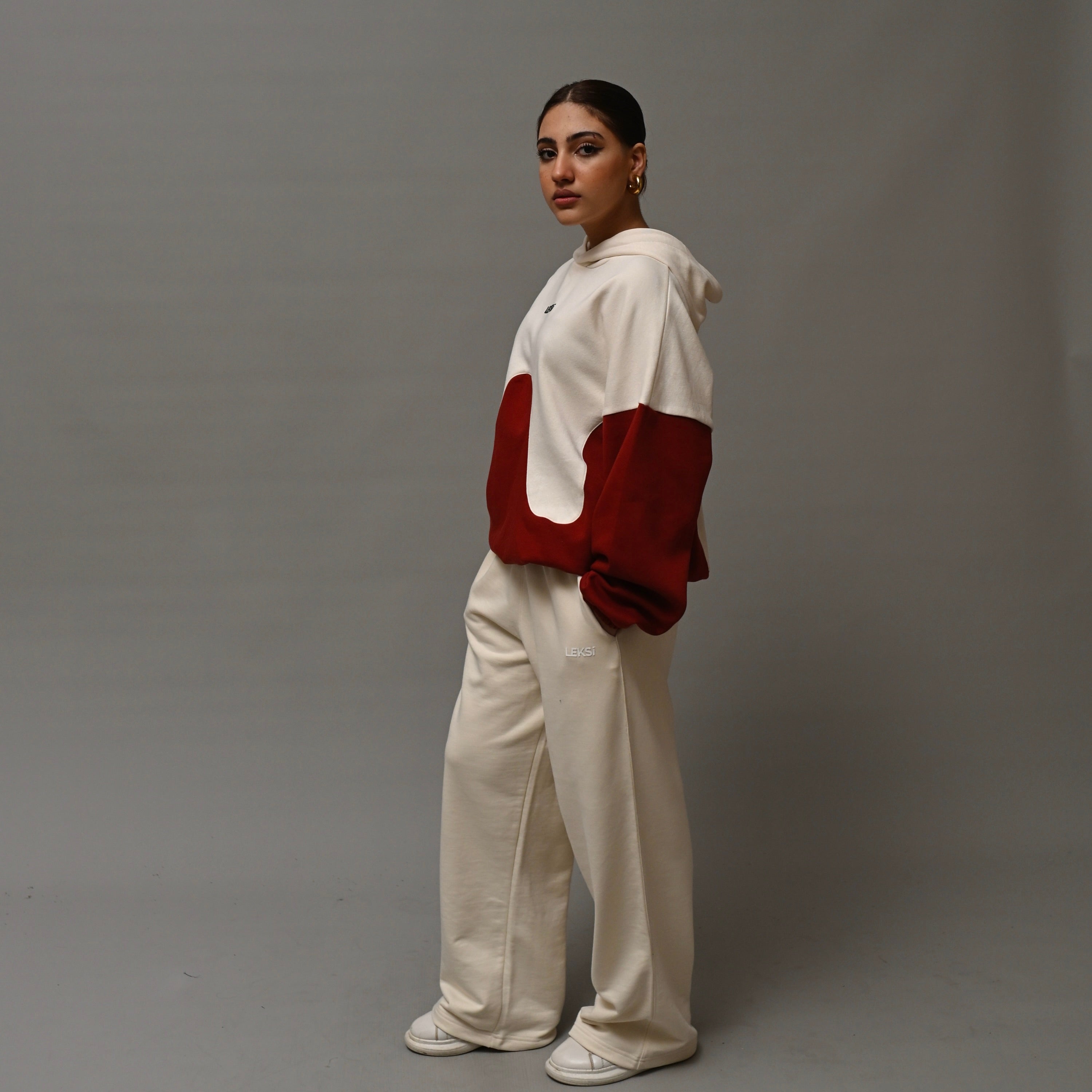 Creamy White Unisex Straight Leg Pants XS - Premium Unisex Straight - Leg Pants | LEKSI Pakistan