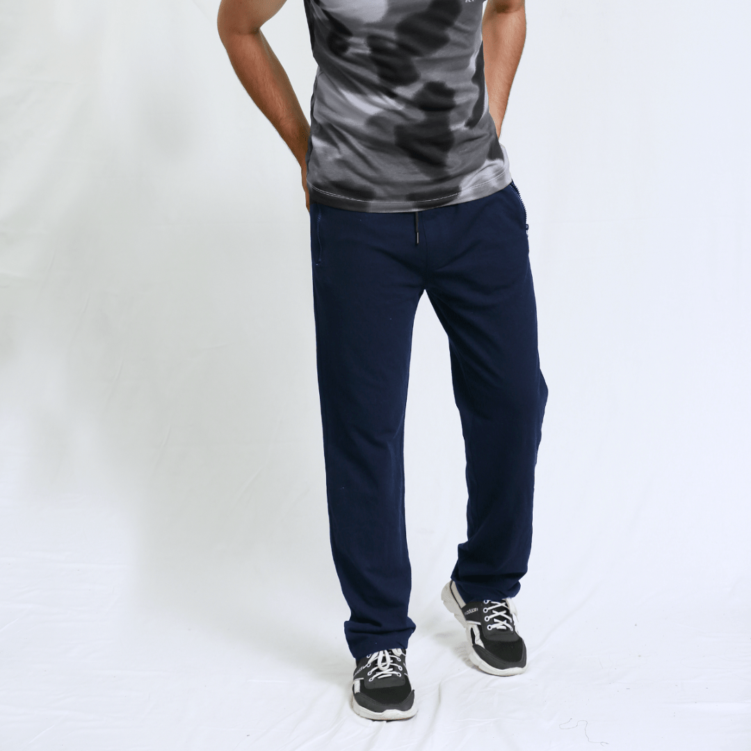 Navy Blue Finest Pique Unisex Sweatpants S - Premium Unisex Sweatpants | LEKSI Pakistan