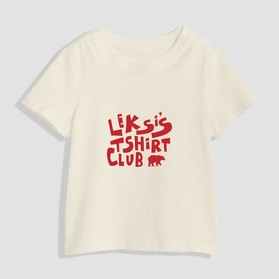 LEKSI's Club - Off White Unisex Kids T-Shirt