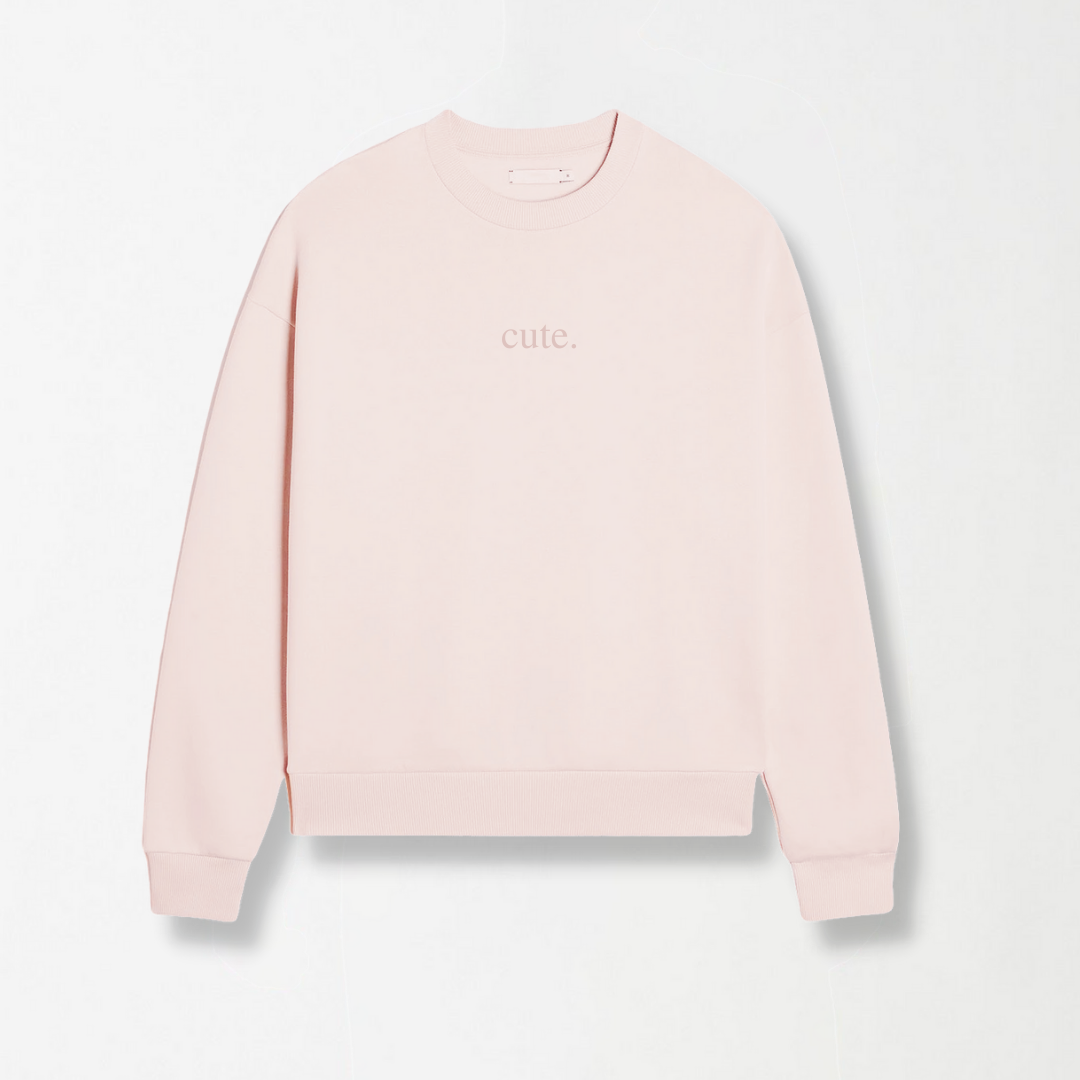 Baby Pink Unisex Sweatshirt - MOOD (Cute)