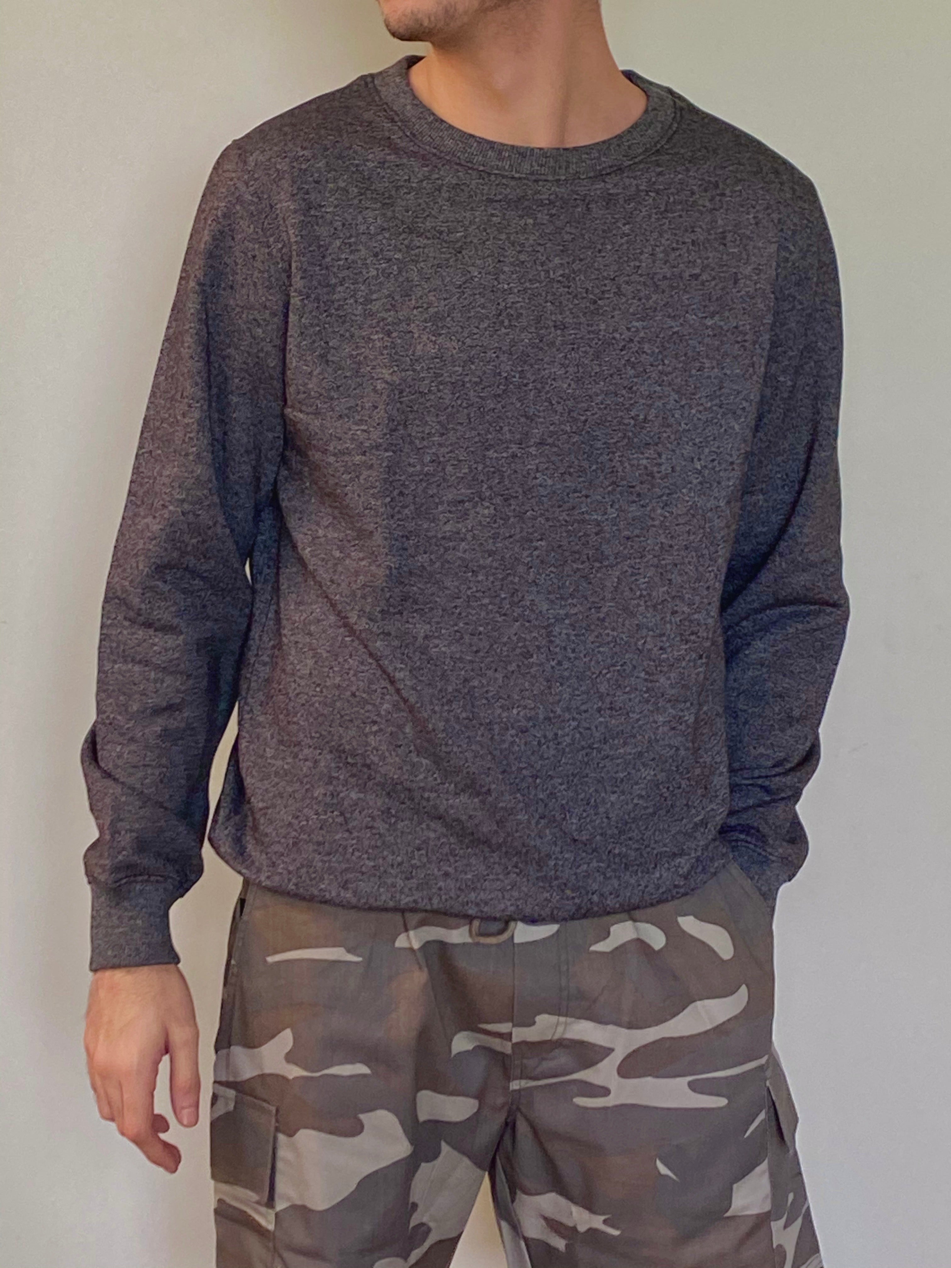 Grey Marl Unisex Sweatshirt S - Premium Unisex | LEKSI Pakistan