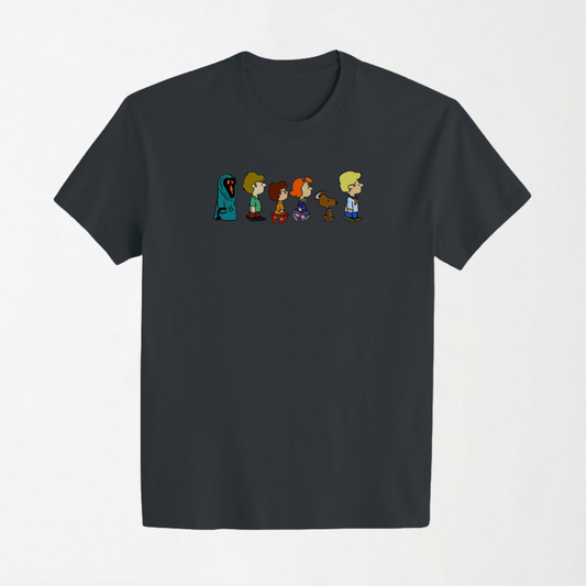 Scooby Doo - Grey Round Neck Unisex T-Shirt