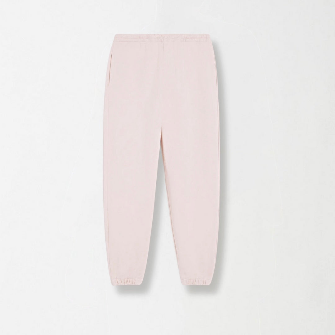 Baby Pink Unisex Fleece Sweatpants (Winter-Friendly)