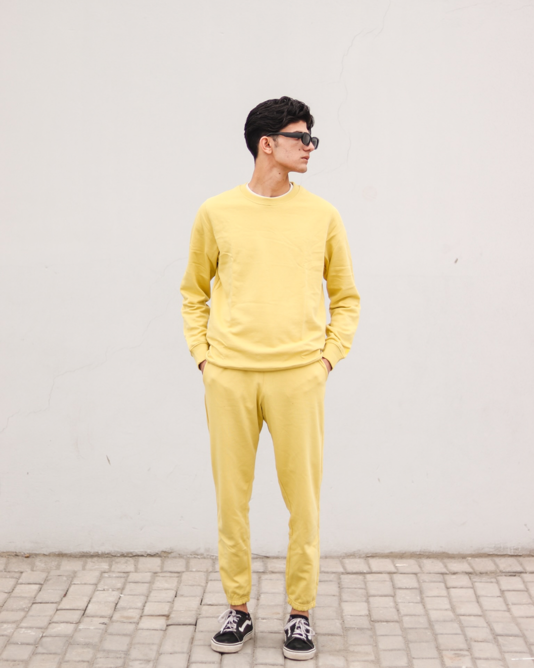 Mustard Yellow Unisex Sweatpants - French Terry (Summer-Friendly)