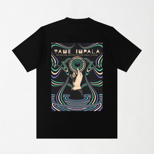Tame Impala 2 - Black Round Neck Unisex T-Shirt