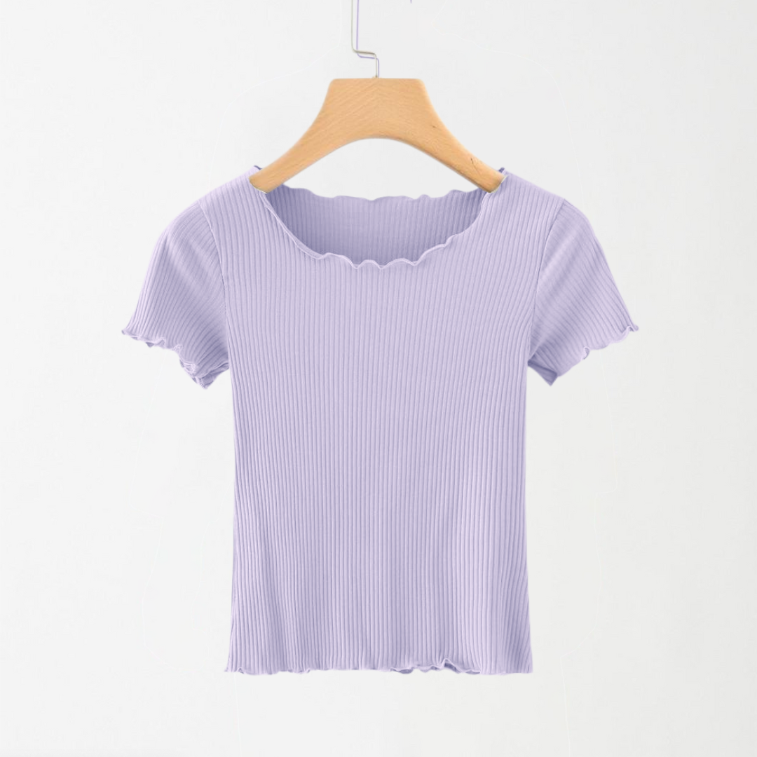 Lilac Ribbed Shirt