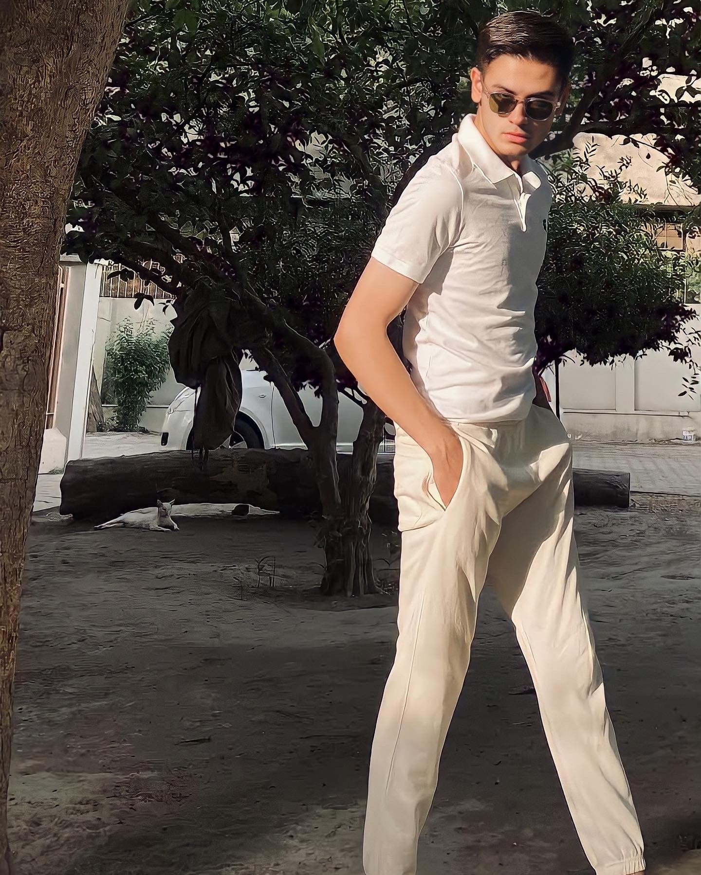 Off White Unisex Sweatpants - French Terry (Summer - Friendly) XS - Premium Unisex Sweatpants | LEKSI Pakistan