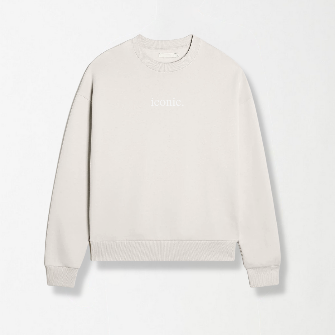 Off White Unisex Sweatshirt - MOOD (Iconic)