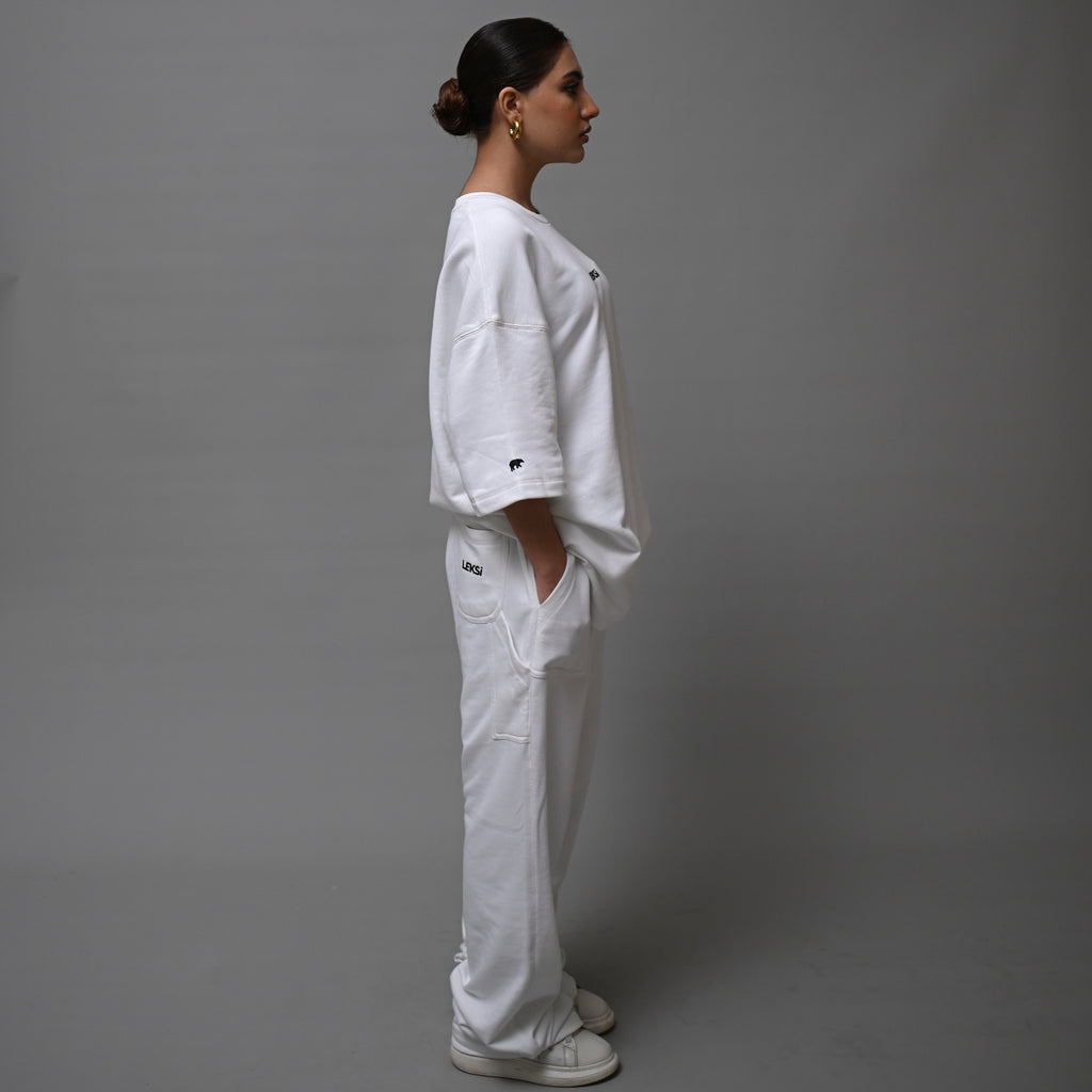 White Vanilla Unisex Terry Co-ord