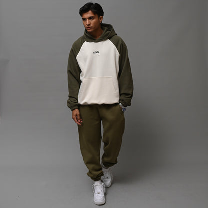 Sage Green Unisex Raglan Hoodie