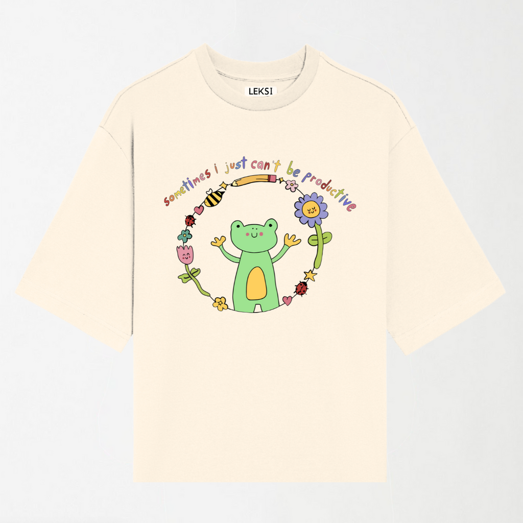 I Just Can't Be Productive - Round Neck Unisex T Shirt