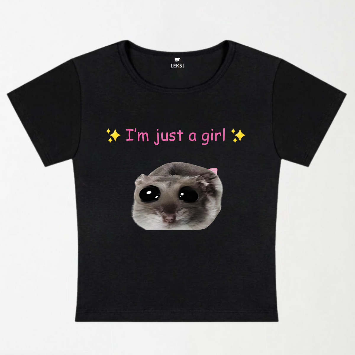 I'm A Girl Y2K Baby Tee