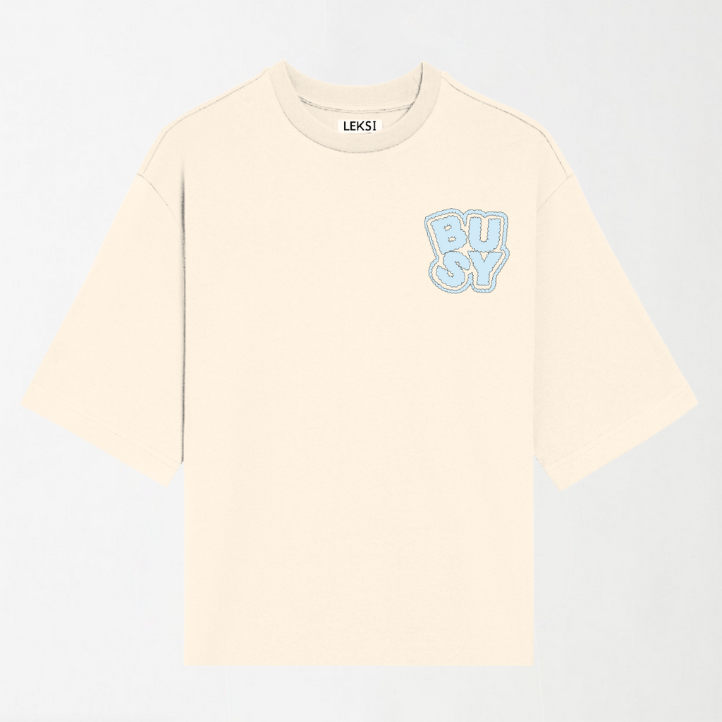 BUSY - Round Neck Unisex T Shirt