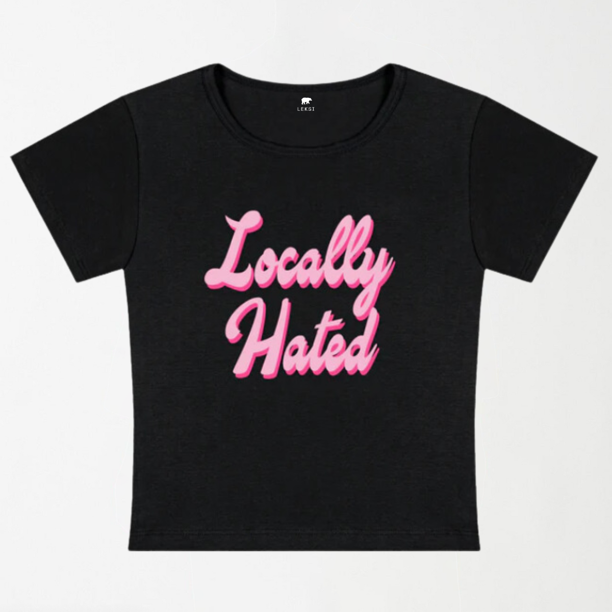 Locally Hated Y2K Baby Tee