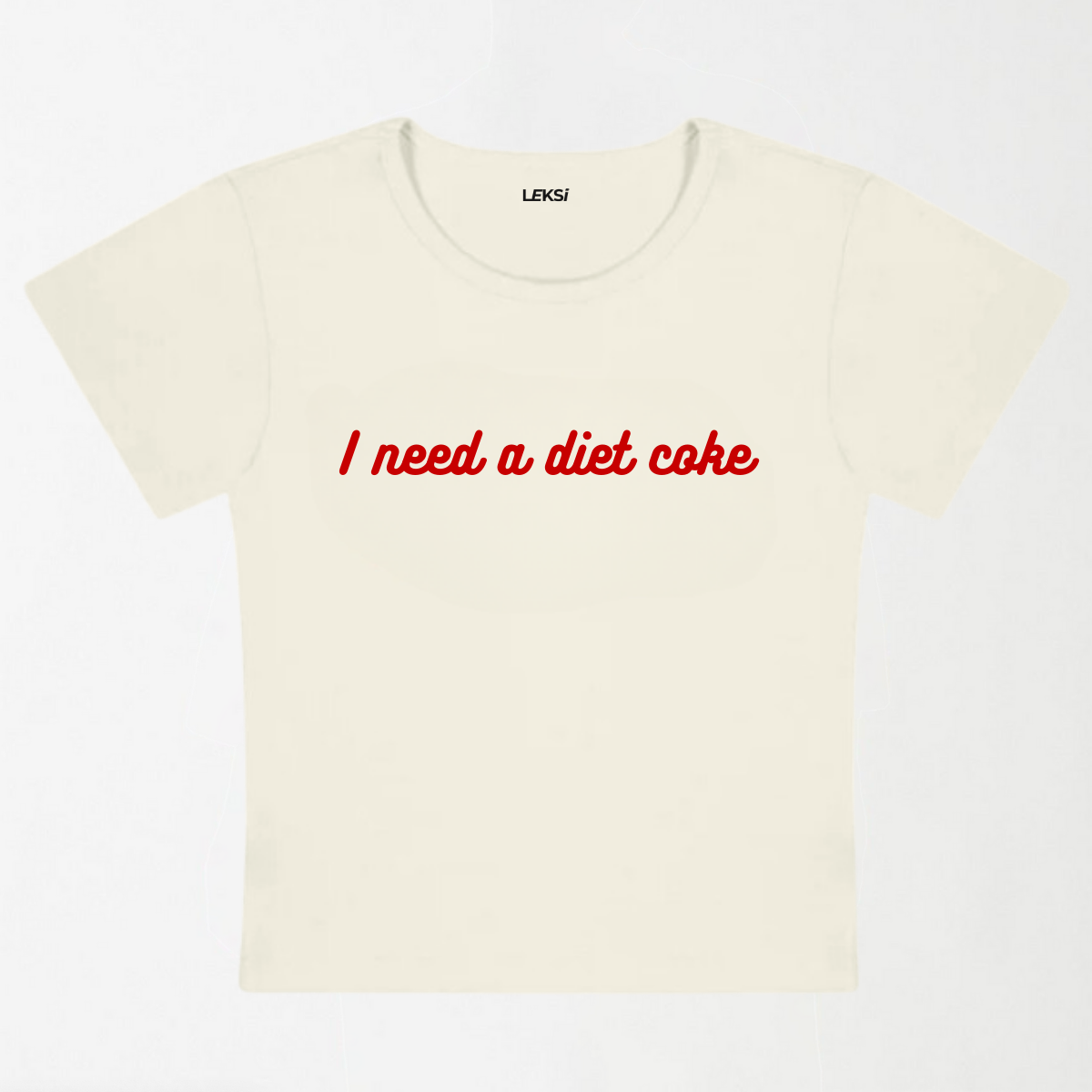 I Need A Diet Coke Y2K Baby Tee