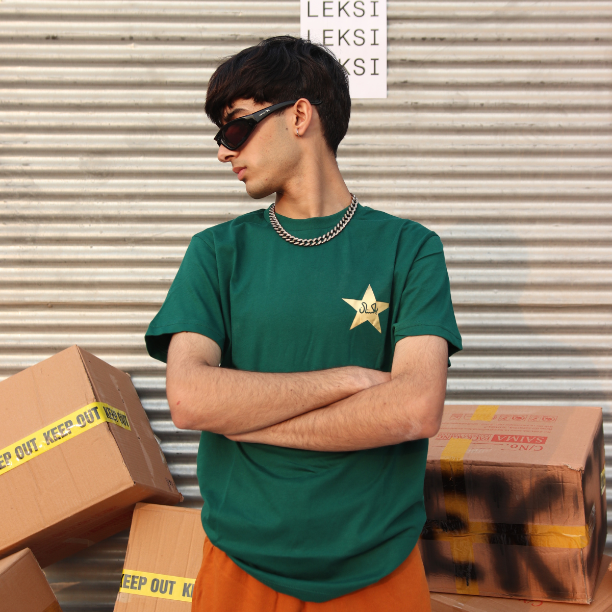 Pakistan Cricket T-Shirt - Gold Star