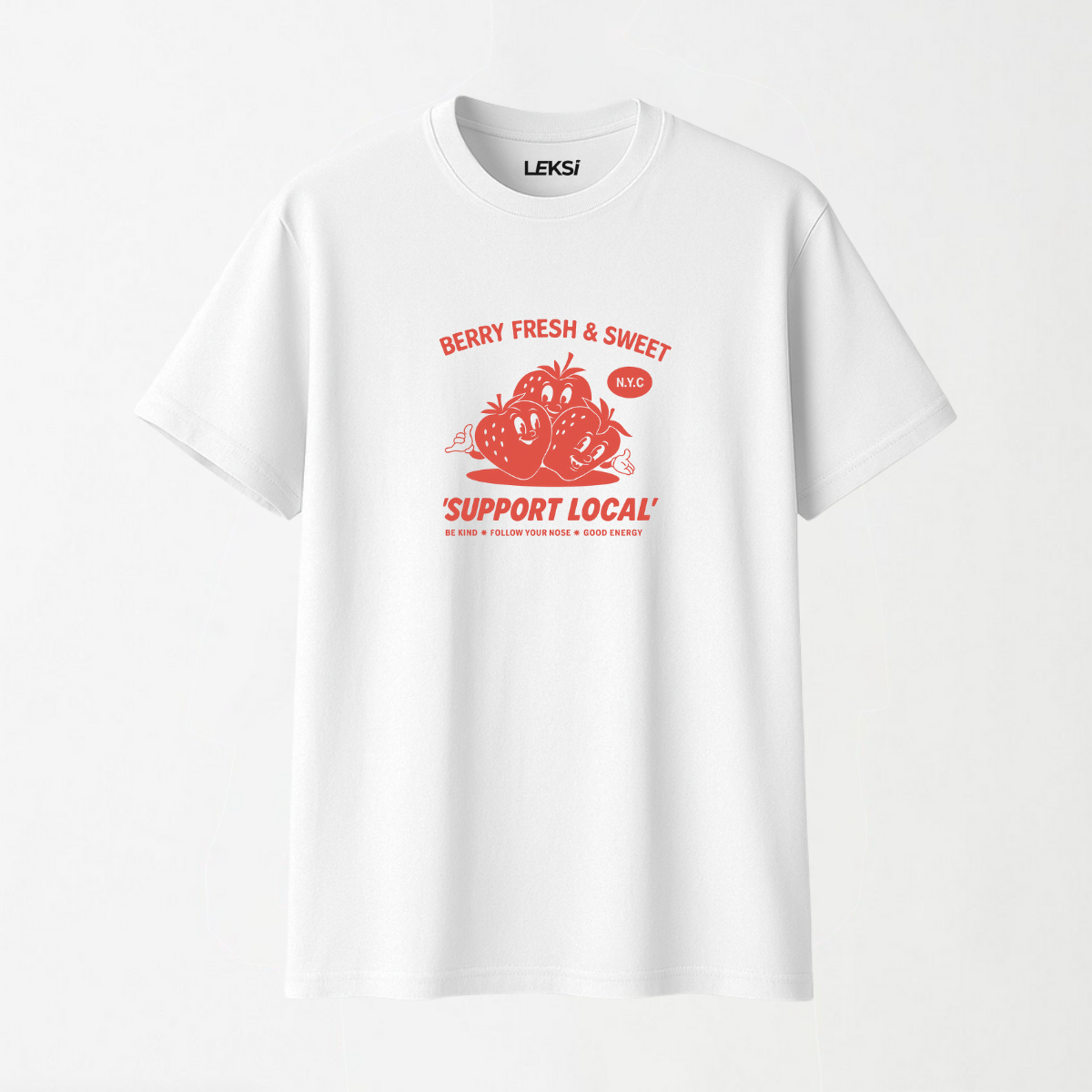 Berry Fresh & Sweet - Round Neck Unisex T Shirt