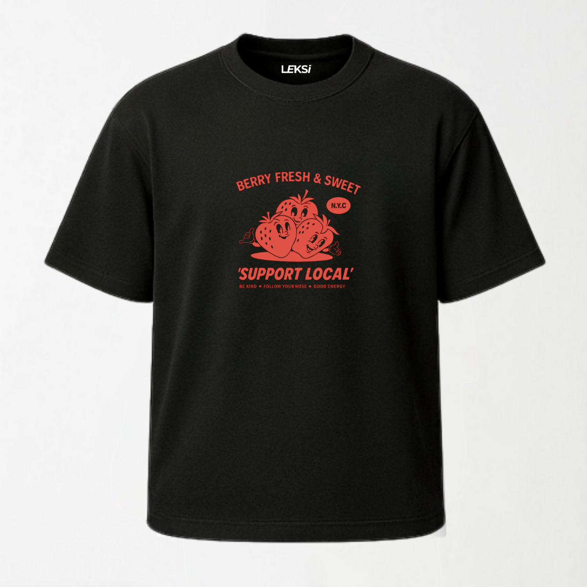Berry Fresh & Sweet - Round Neck Unisex T Shirt
