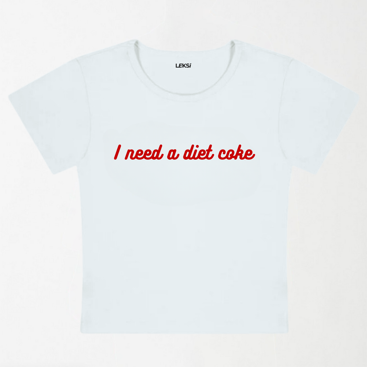 I Need A Diet Coke Y2K Baby Tee