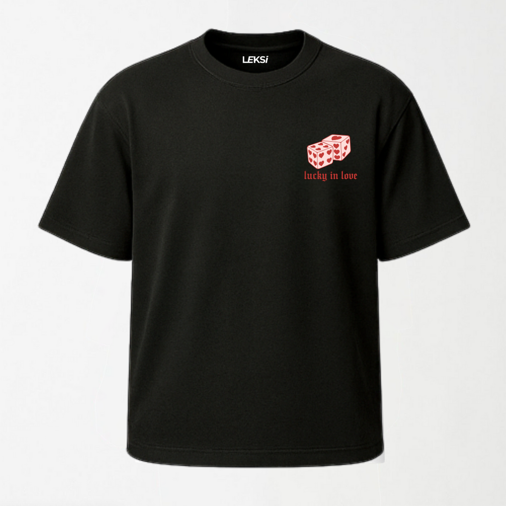 Lucky In Love - Round Neck Unisex T Shirt