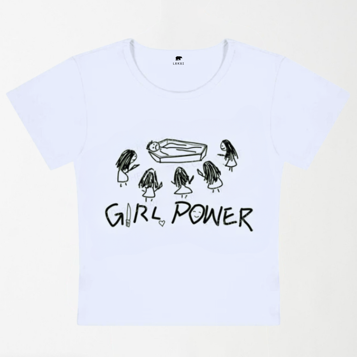 Girl Power Y2K Baby Tee