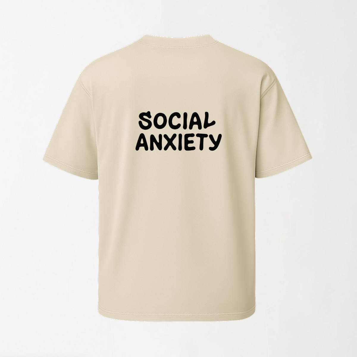 Social Anxiety - Round Neck Unisex T Shirt
