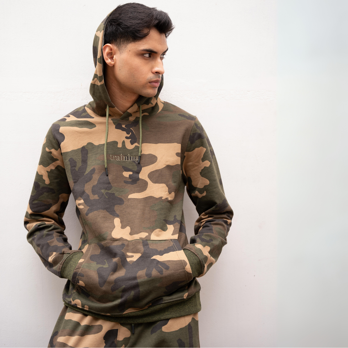 Army print sweatshirt sale