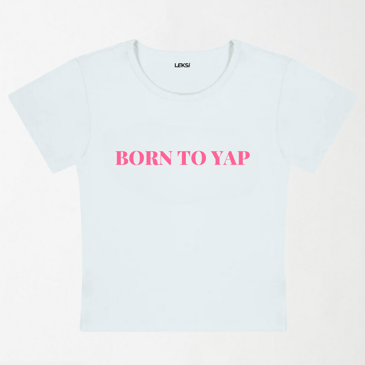 Born To Yap Y2K Baby Tee