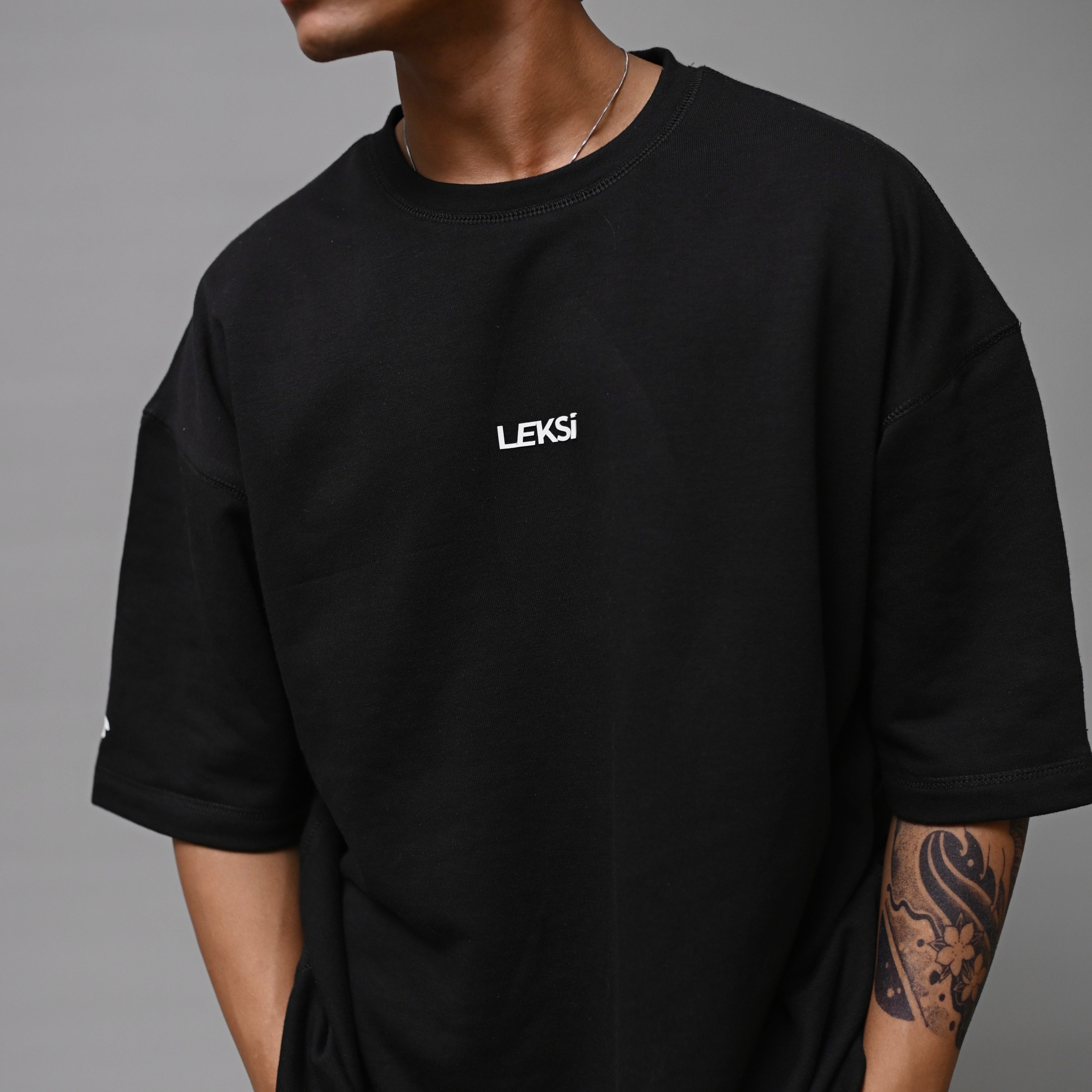 Coal Black Terry Co-ord