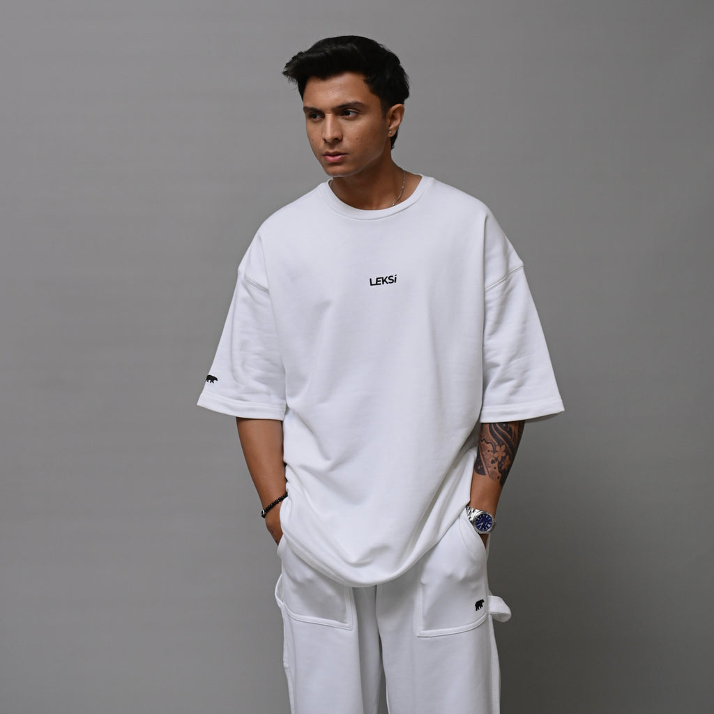White Vanilla Unisex Terry Co-ord