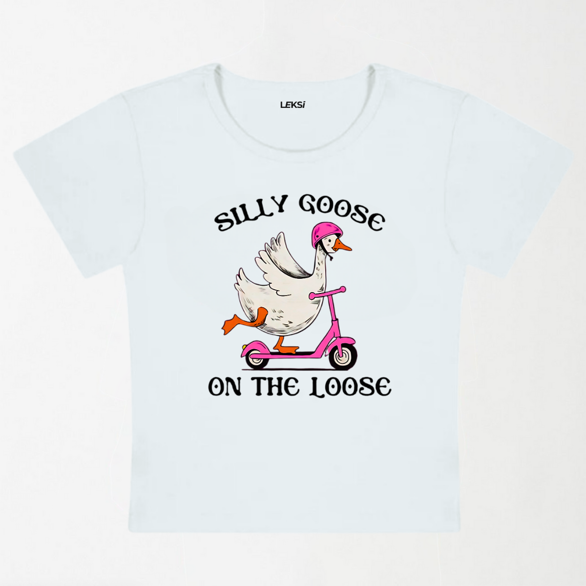 Silly Goose On The Loose Y2K Baby Tee