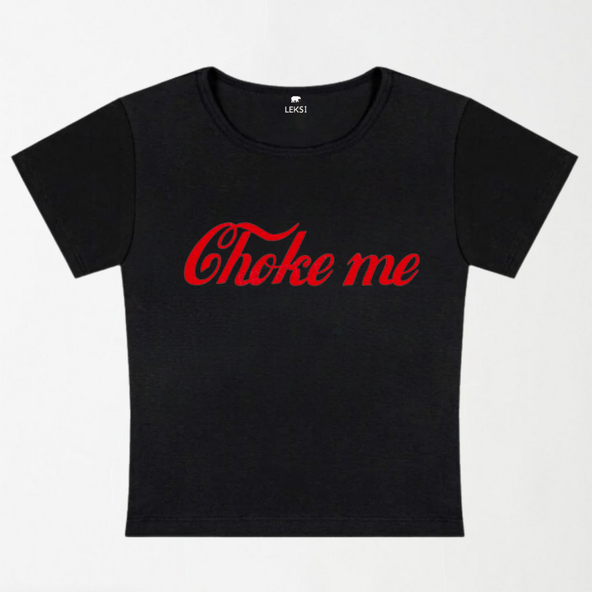 Choke Me Y2K Baby Tee