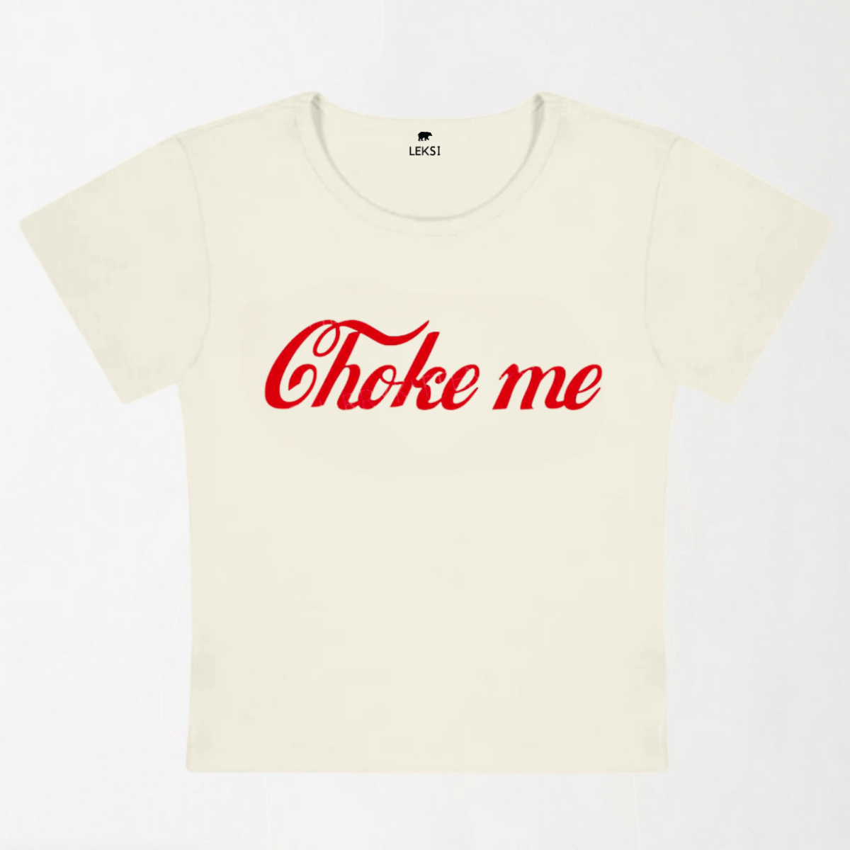 Choke Me Y2K Baby Tee