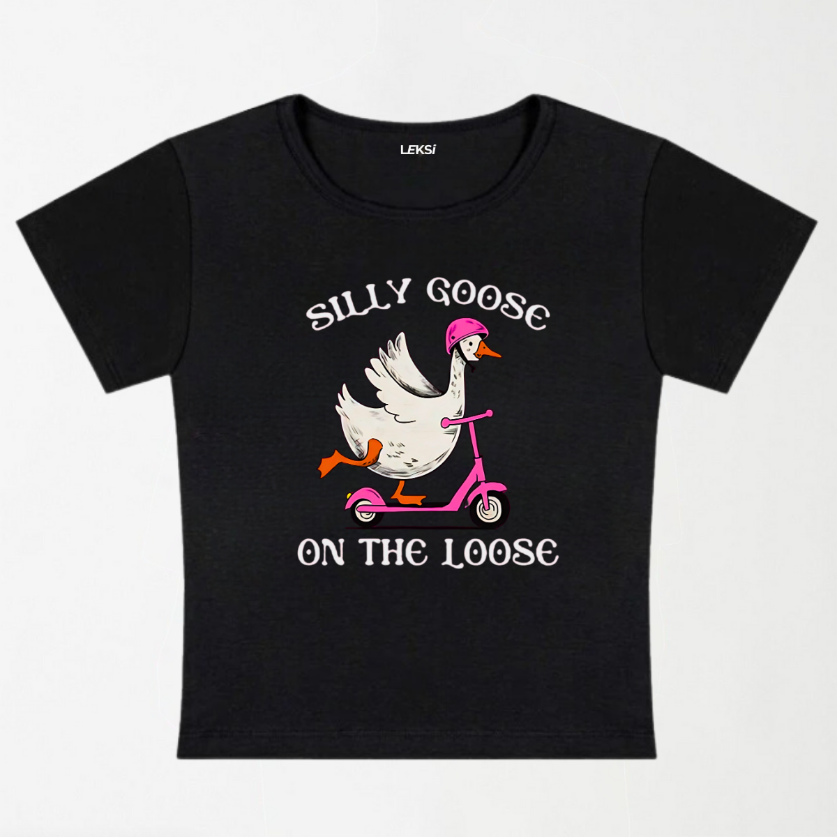 Silly Goose On The Loose Y2K Baby Tee