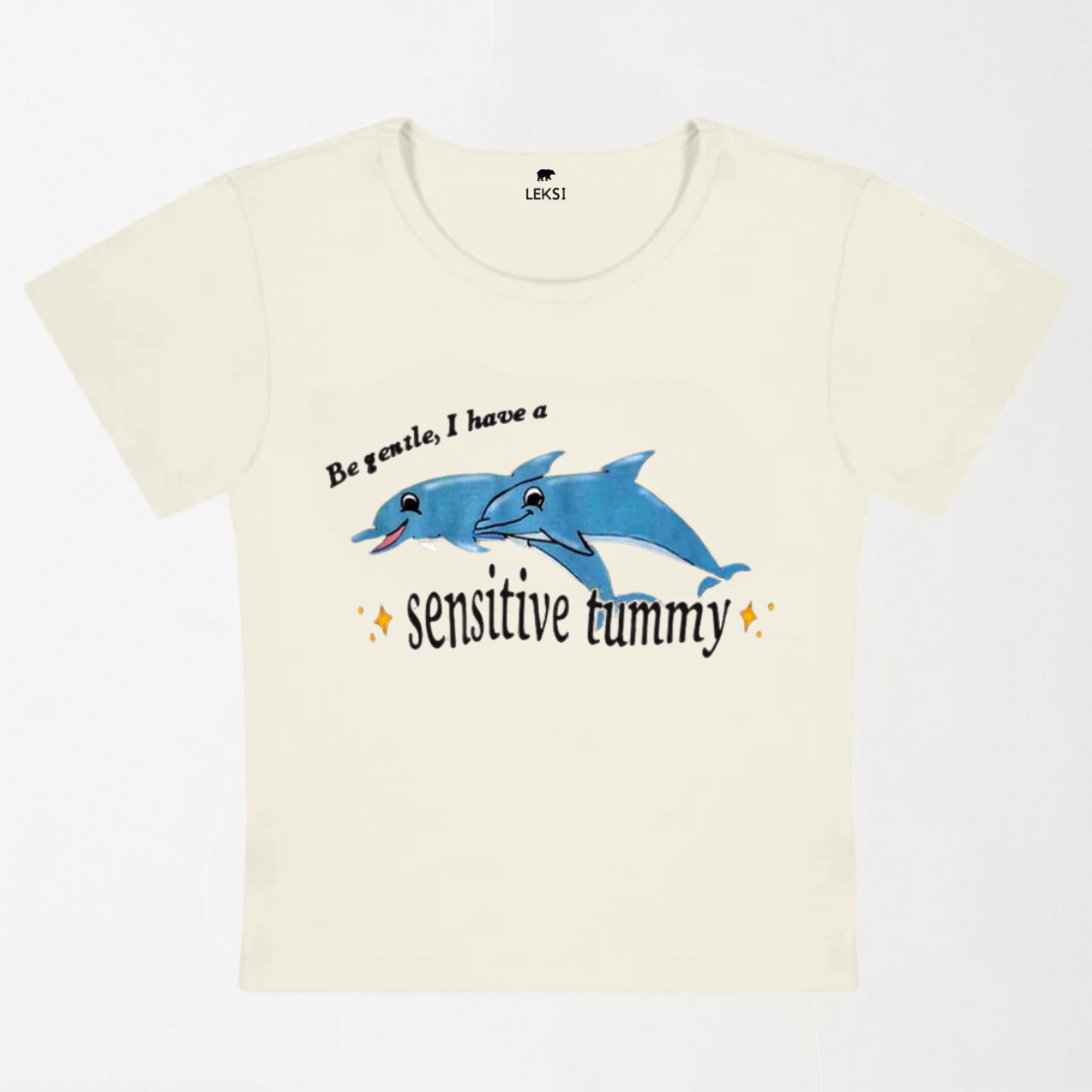 Sensitive Tummy Y2K Baby Tee