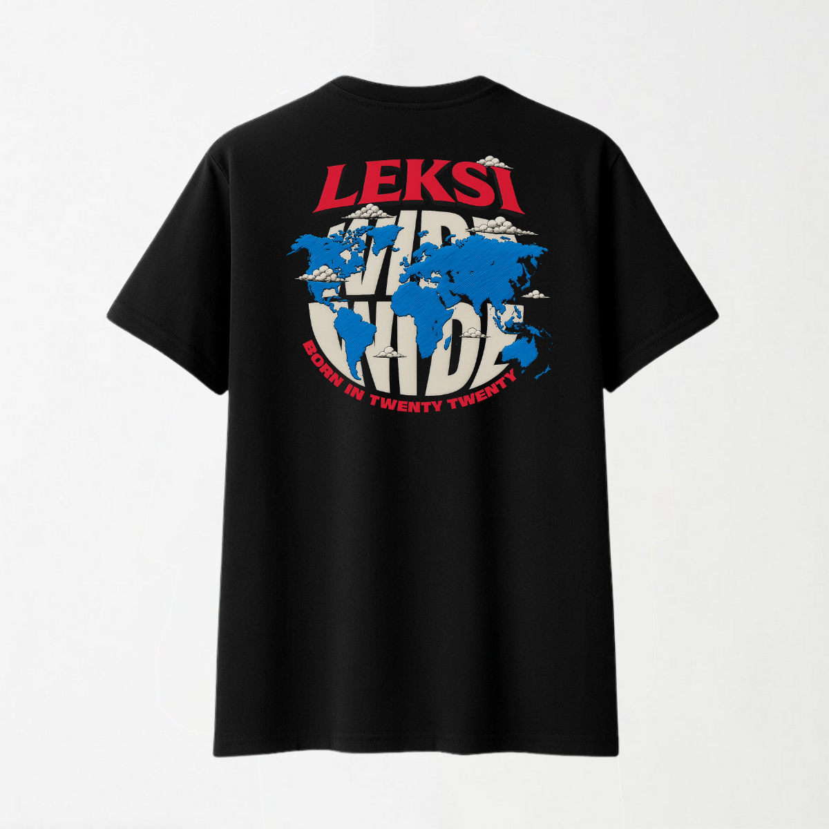 Scribbled World Wide - Round Neck Unisex T Shirt