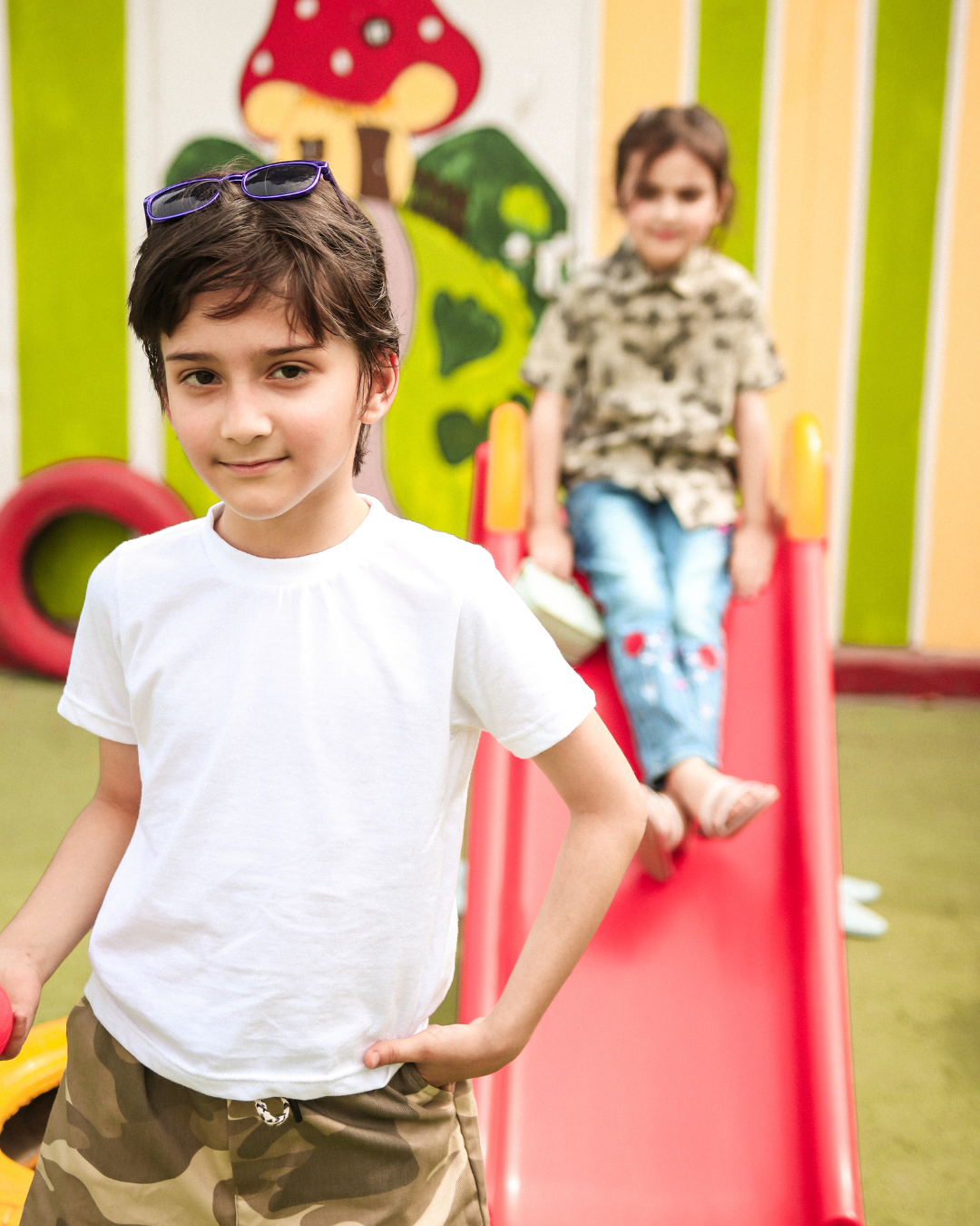 Plain White Unisex Kids T-Shirt