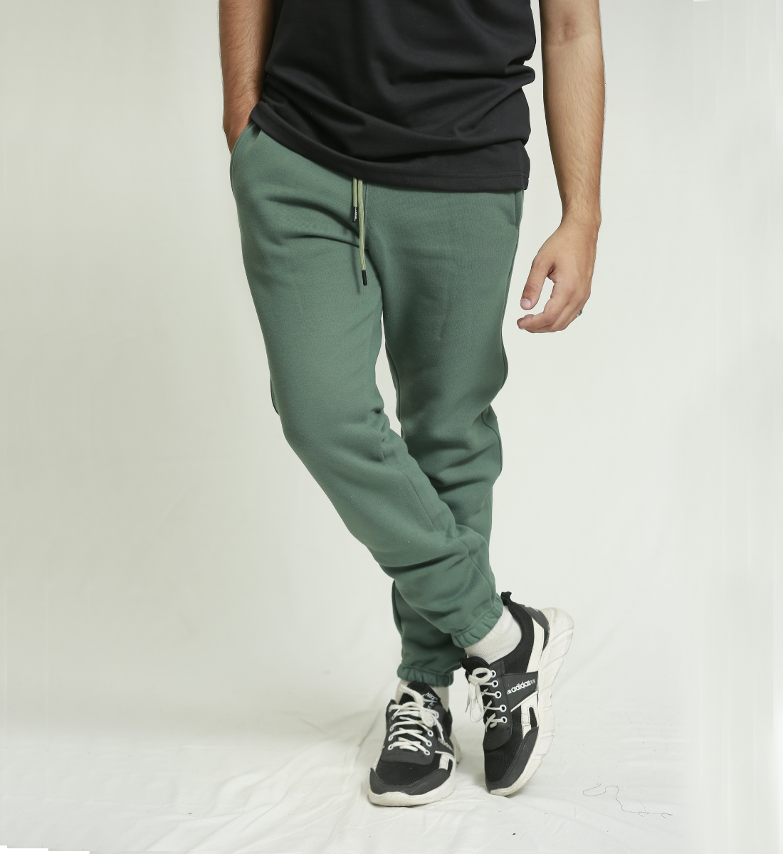 Green Fleece Unisex Sweatpants